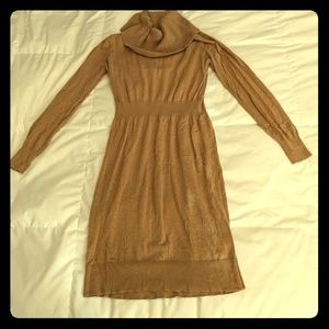 Cowl Neck Sweater Dress